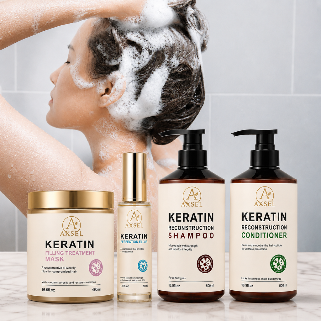 AXSEL Keratin Hair Care Collection