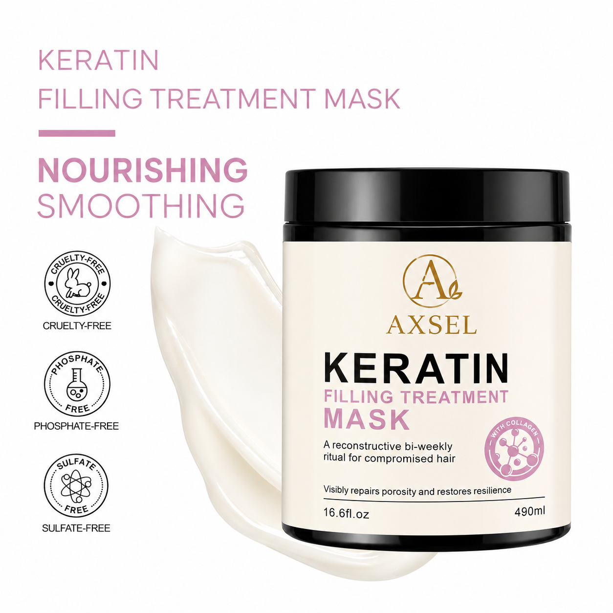 AXSEL Keratin Hair Care Collection